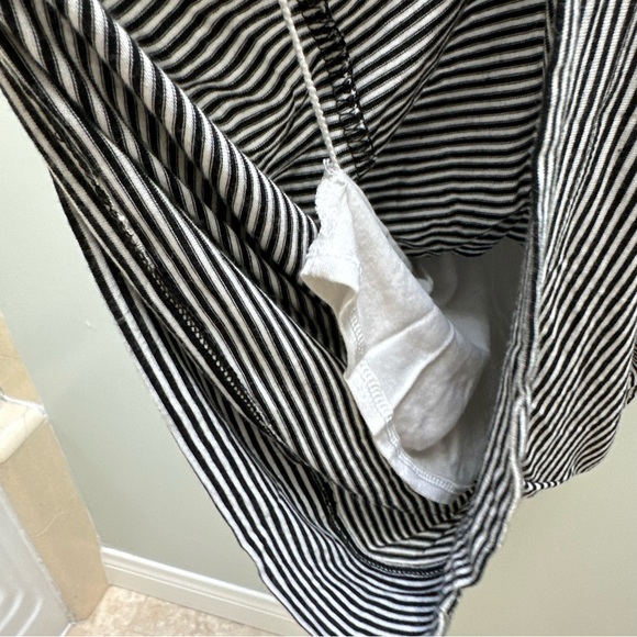 Anthropologie XS S Pencil Stretchy Stripe Skirt Midi - Picture 5 of 6